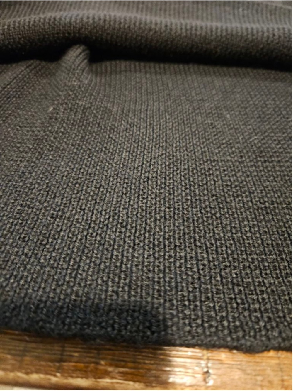 Women's Peruvian Connection Black Baby Alpaca Wool V-Neck Sweater Vest XL - Picture 9 of 12